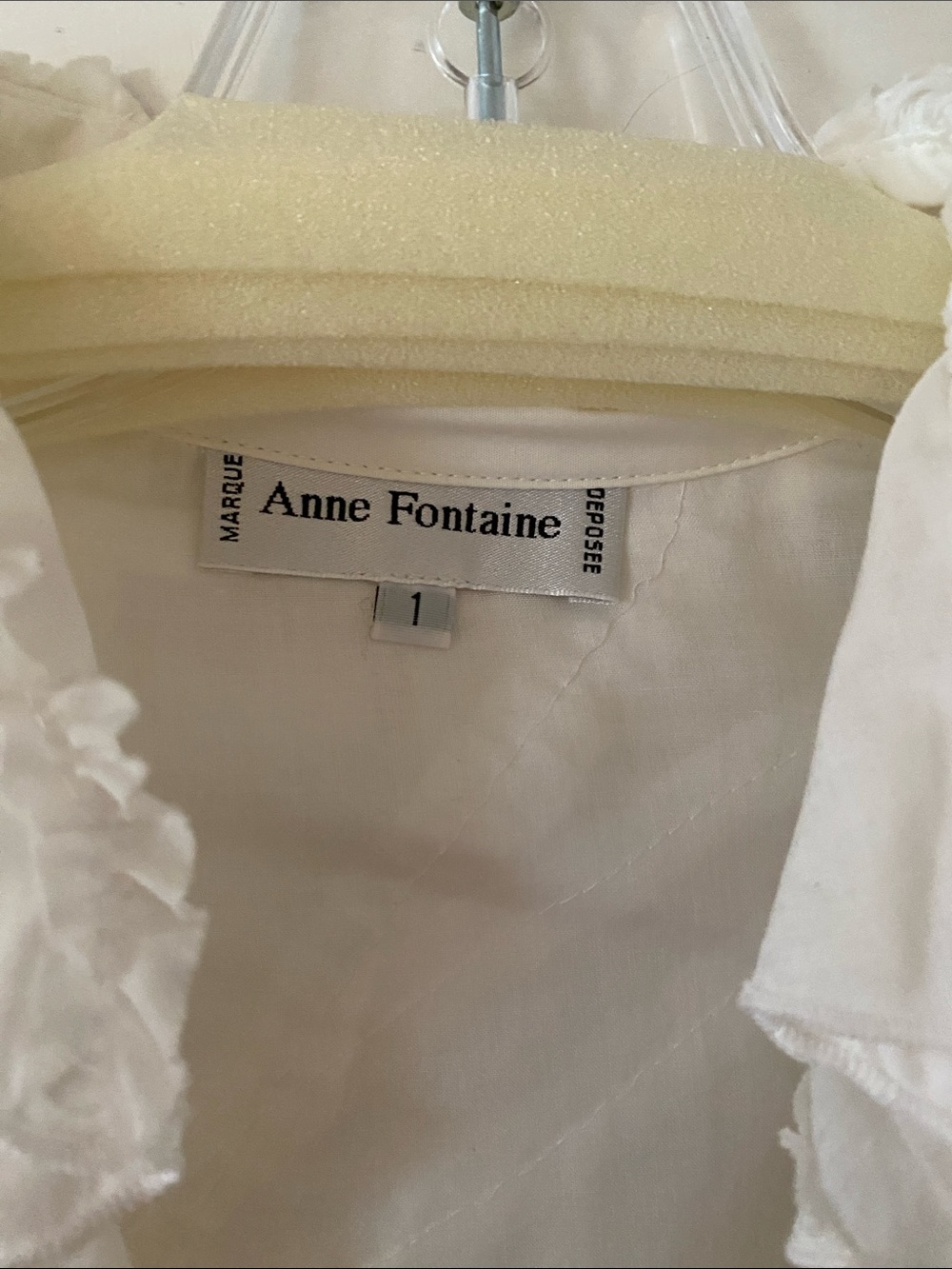 Anne Fontaine Ruffled lightweight Jacket. Sz. 1/ XS - Picture 2 of 14